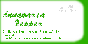 annamaria nepper business card